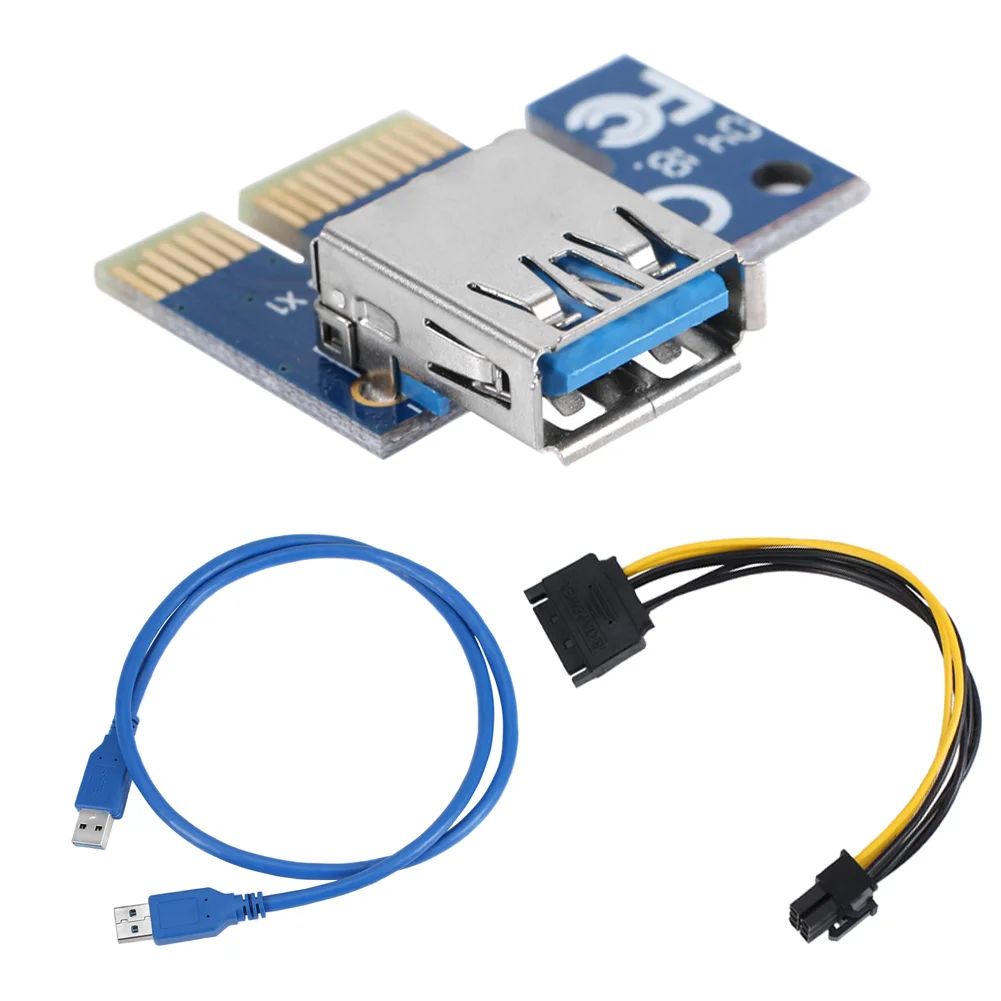 60 см USB 3 0 PCI-E удлинитель Кабель видео карта адаптер материнской платы для