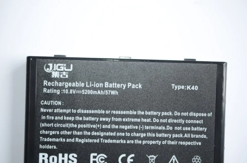 JIGU Аккумулятор для ноутбука ASUS F52 F82 K51 A32-F52 A32-F82 PRO65 X5C X70 X87 k50 L0A2016 6 ячеек совместимость Батарея