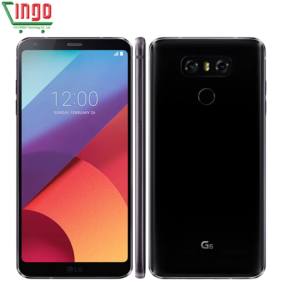 Оригинал LG G6 4 Гб ОЗУ 32 ПЗУ две задние камеры четыре ядра 5 7 дюйма 13 МП