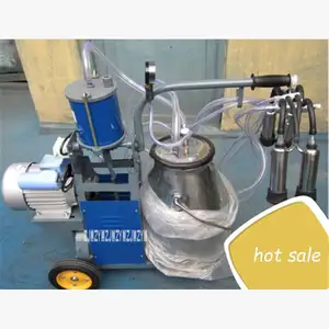 Доильный аппарат с подвижной вилкой 550 Вт, портативный поршневой доильный аппарат с одним ведром для овец и коз, высокая мощность 220 В110 В