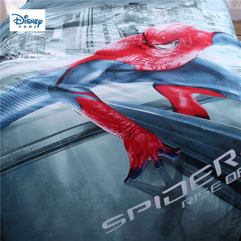 Disney marvel/Новые постельные принадлежности с изображением Человека-паука 3d одеяло
