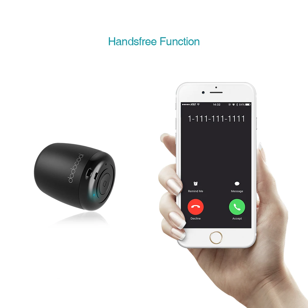 Dodocool беспроводной Bluetooth динамик со встроенным микрофоном селфи пульт дистанционного управления затвором для телефона для iPhone X 8 Xiaomi Phone