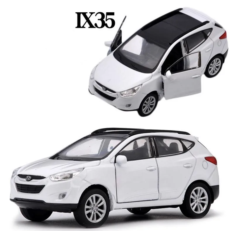 1:36 размер Hyundai Tucson IX35 сплав тянущаяся Автомобильная игрушка высокая симуляция