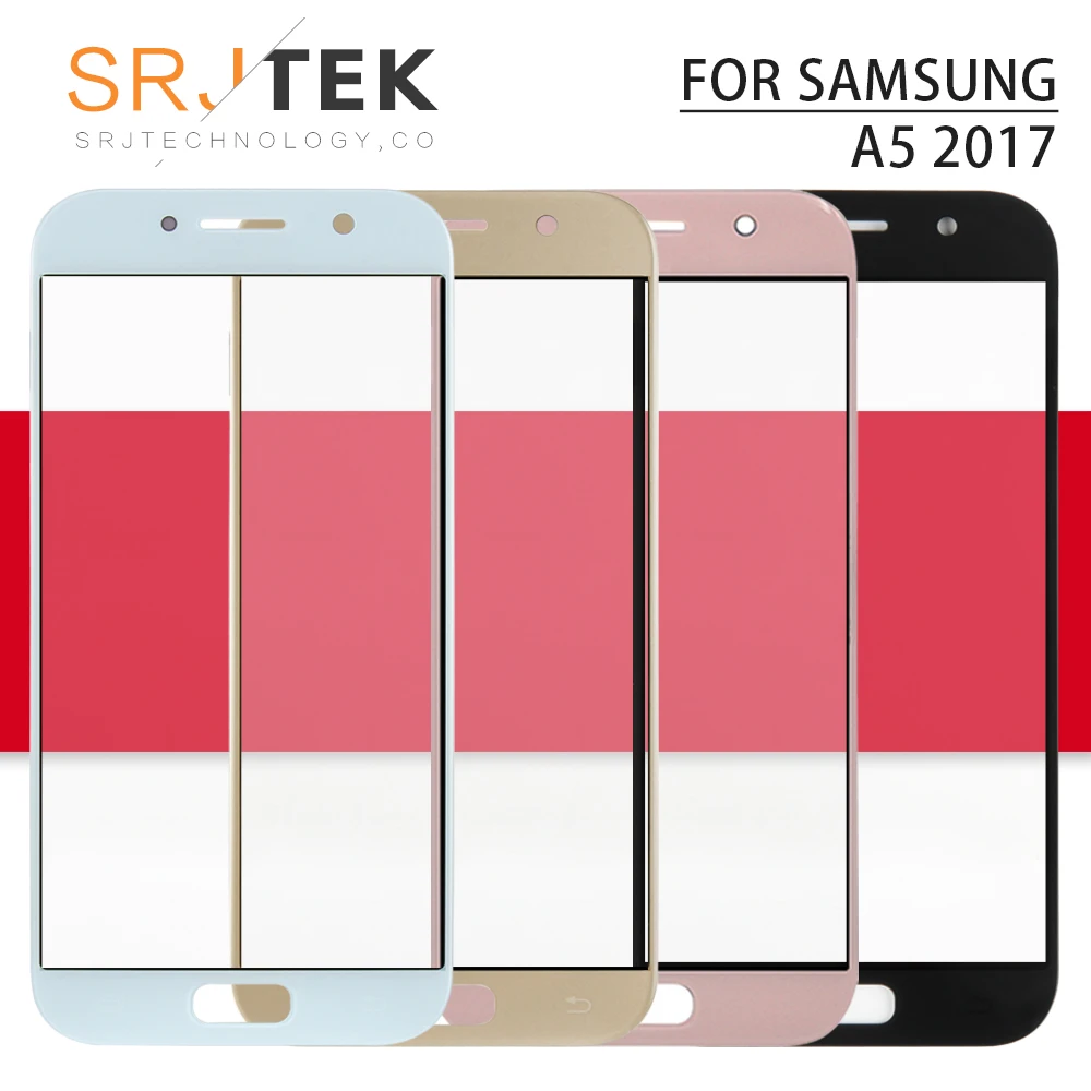 Для Samsung Galaxy A5 2017 A520 A520F внешний стеклянный верх/переднее стекло переднее покрытие