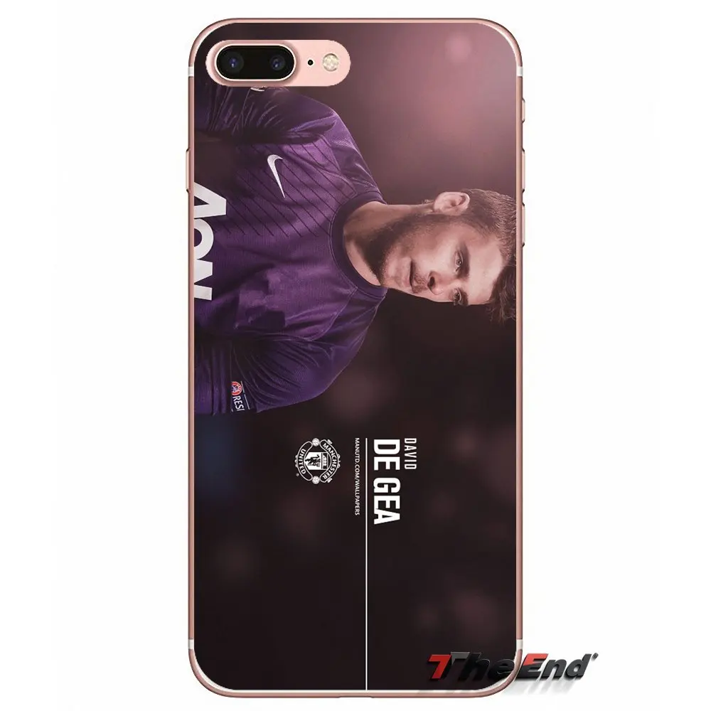 ТПУ чехол для Sony Xperia Z Z1 Z2 Z3 Z5 compact M2 M4 M5 E3 T3 XA Aqua LG G4 G5 G3 G2 Mini Capa World football Stars David de