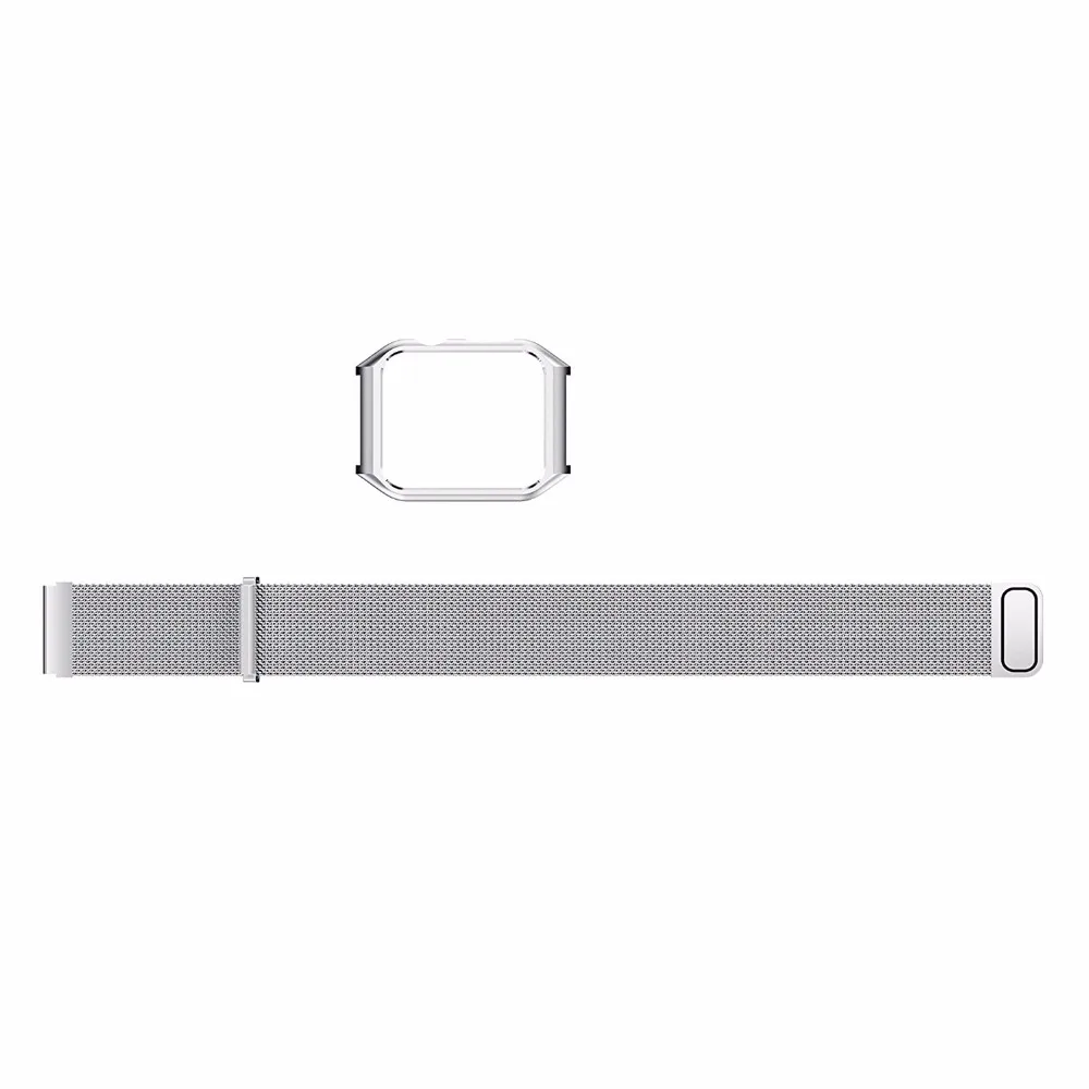 Миланская петля для часов+ металлический чехол для iWatch Apple Watch 38 мм 40 мм 42 мм 44 мм серия 4 3 2 1 браслет из нержавеющей стали магнитный ремешок