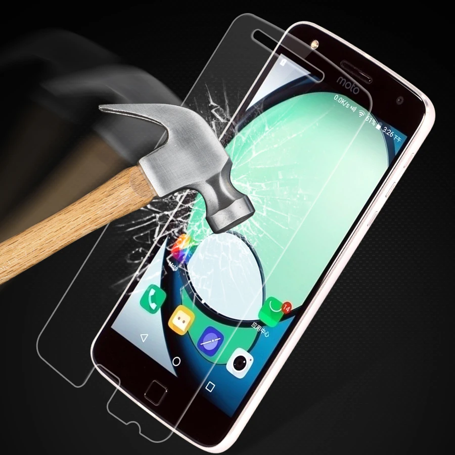 Защитное стекло для экрана Motorola Moto Z Play закаленное защитная пленка телефона 2 шт. |