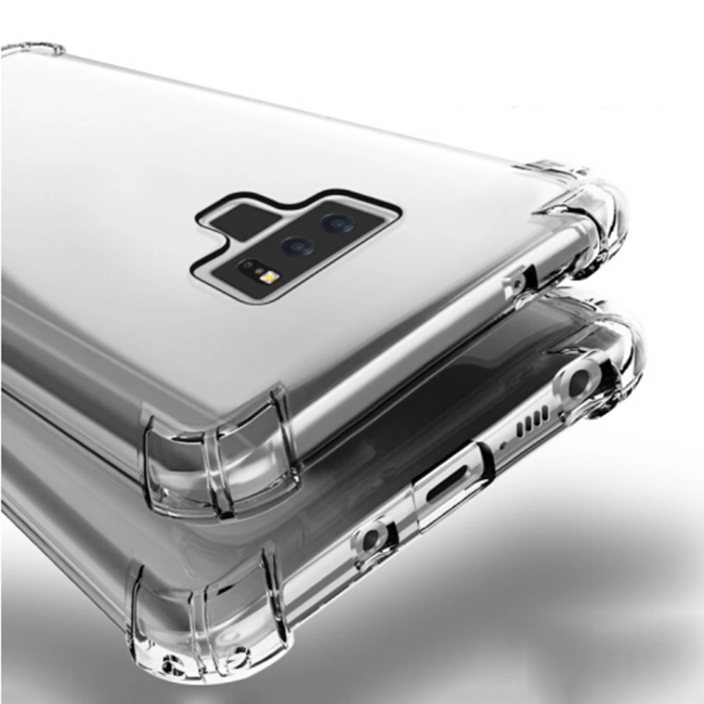 MAYROUND силиконовый прозрачный чехол Note 9 Гибридный глянцевый на воздушной подушке