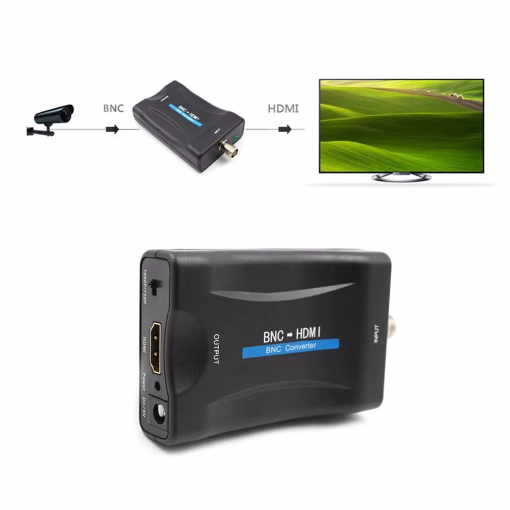 BNC в HDMI конвертер мониторинга преобразовать 1080 P HD Дисплей без потерь