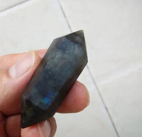 

high quality 100% natural small labradorite Quartz Crystal wand Healing