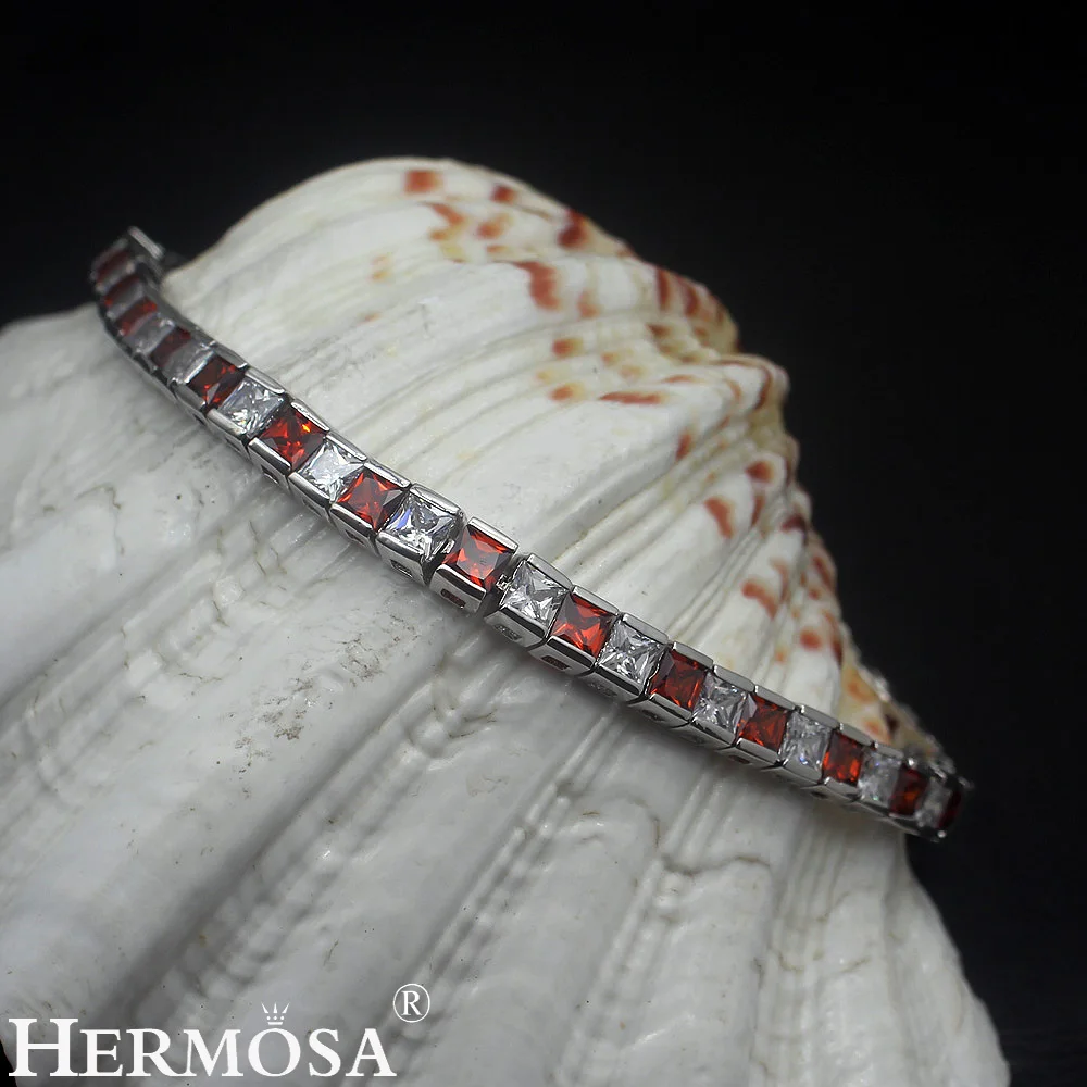 Hermosa 3 цвета синий, красный, черный Модные шоу Hermosa серебряные ювелирные изделия 17,5 см красивые женские праздничные наряды подарок на день рождения