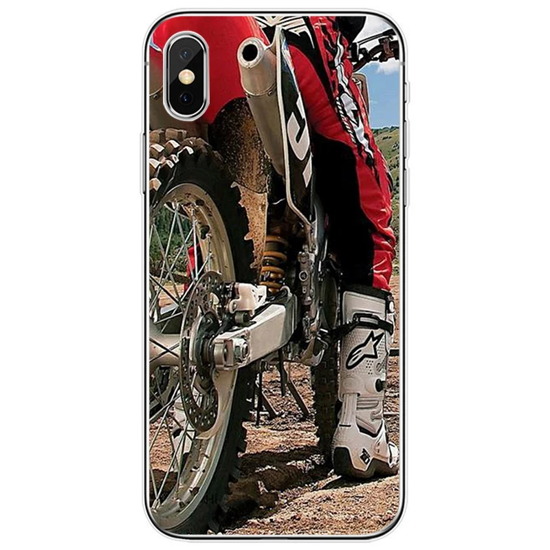 Moto cross dirtbikes мягкий силиконовый телефон чехол для iPhone 6 6 plus 7 8 plus 5 5S 5C SE для iPhone X XS XR XS Max