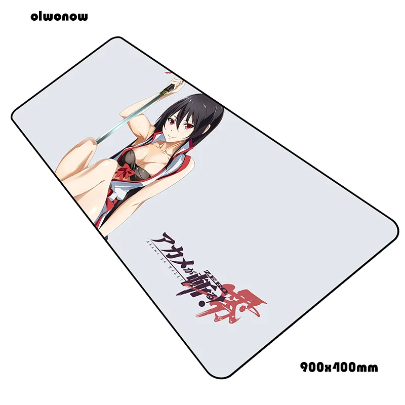 Akame ga kill коврик для мыши геймер ноутбук 90x40 см notbook коврик для мыши игровой коврик для мыши эргономичный коврик для мыши ПК стол коврик для мыши