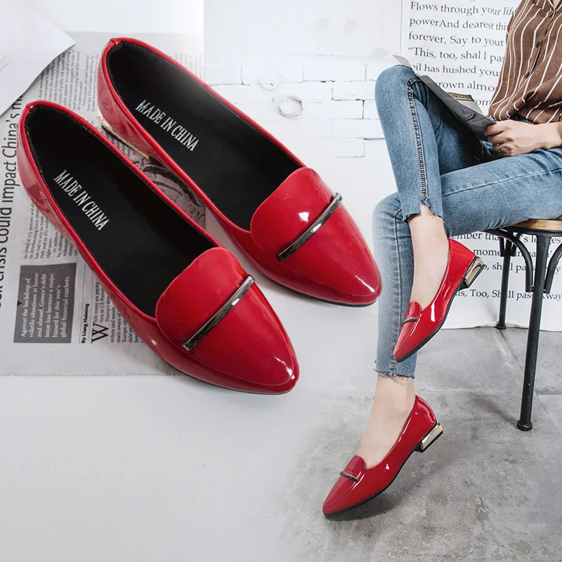 

2018 spring new women's shoes fashion casual women flat shoes comfortable low-heeled small shoes women