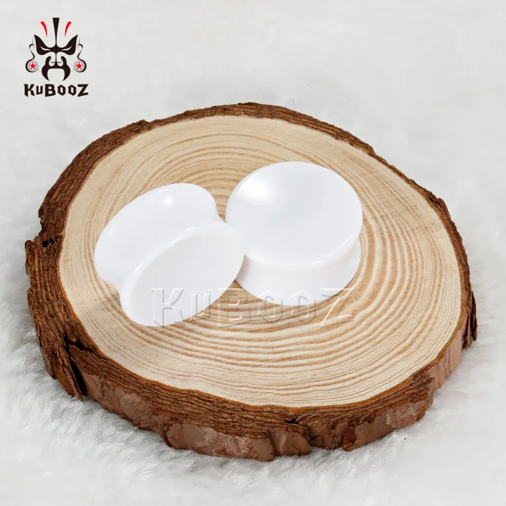 Kubooz акриловые пробки Для Пирсинга Ушей, ювелирные изделия для тела, расширитель для туннелей, седельные серьги