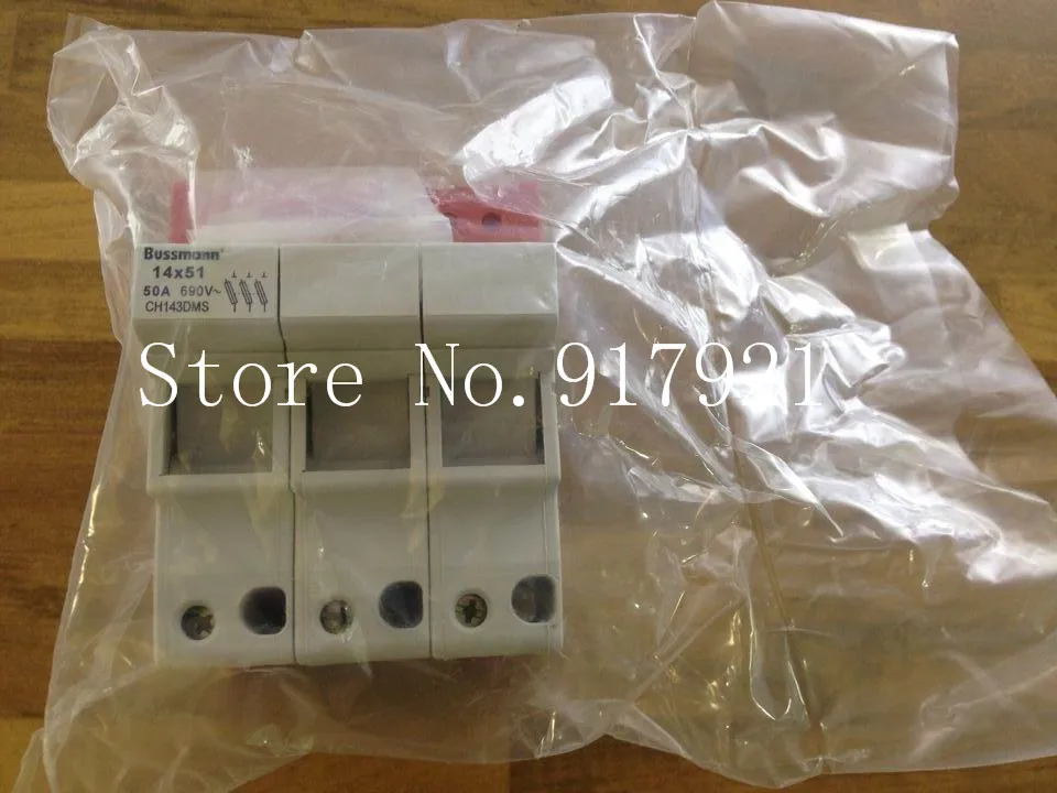 

[ZOB] The United States Bussmann CH143DMS 50A 690V 14X51 fuse holder fuse original --2pcs/lot