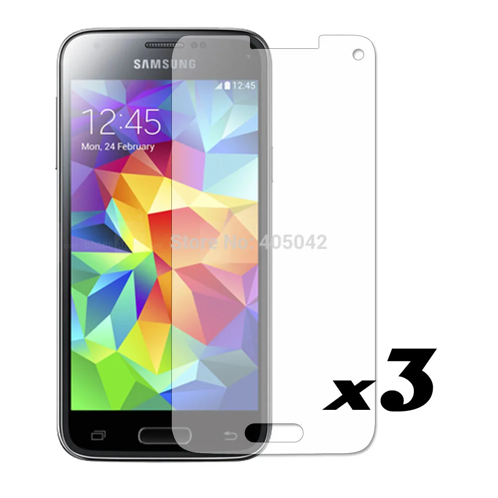 Прозрачная защитная пленка для ЖК экрана Samsung Galaxy S5 Mini G800 3 шт.| |