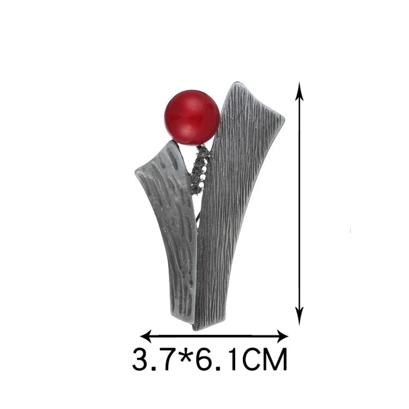 Адольф ювелирные изделия Винтажные бусины неправильной формы брошь для