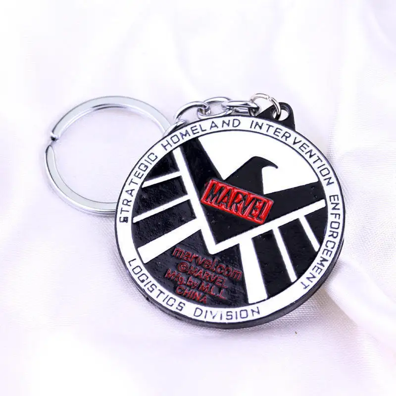Marvel агенты Мстителей Щ. И. Т. Логотип брелок щит значок орел Осьминог эмаль