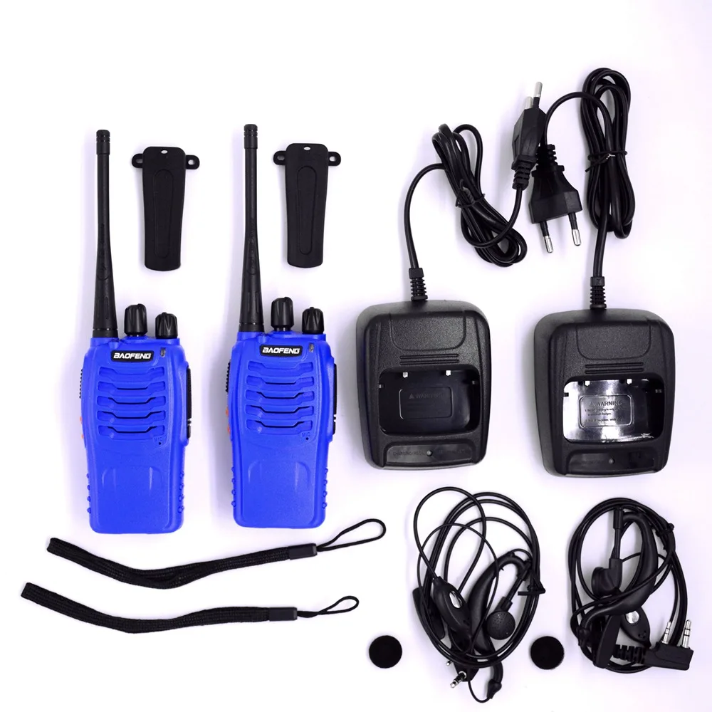 2x BAOFENG 888S UHF двухсторонняя радиостанция и PTT наушник с микрофоном внутренний