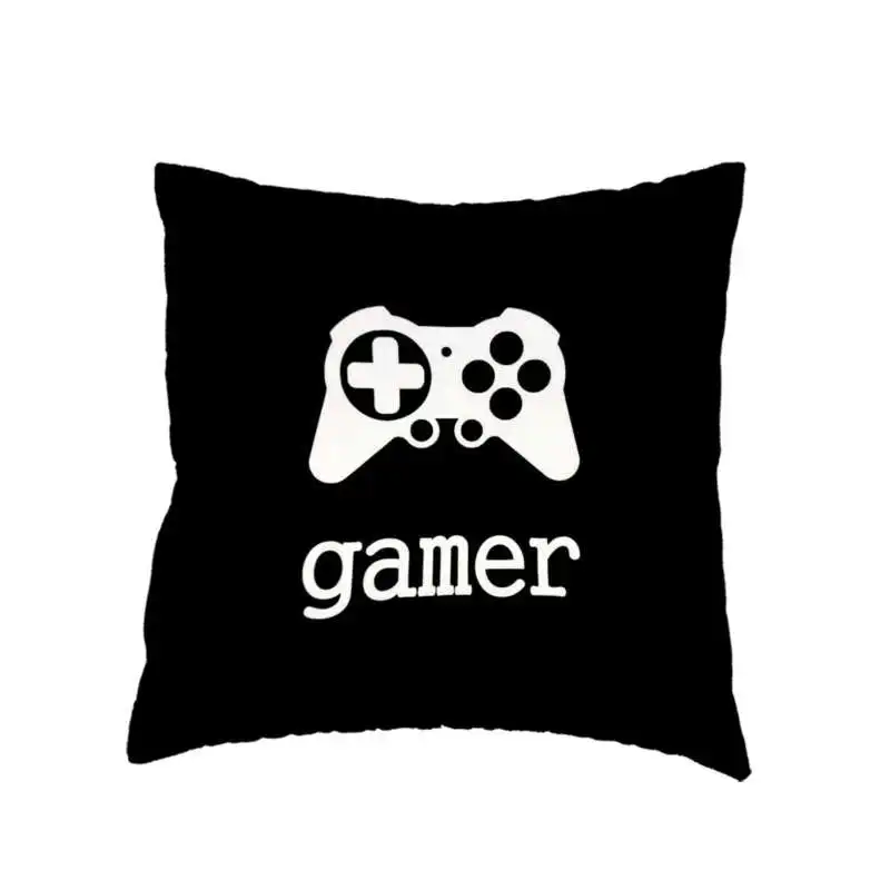 Забавный Чехол на подушку абстрактный игровой контроллер Игровая клавиатура