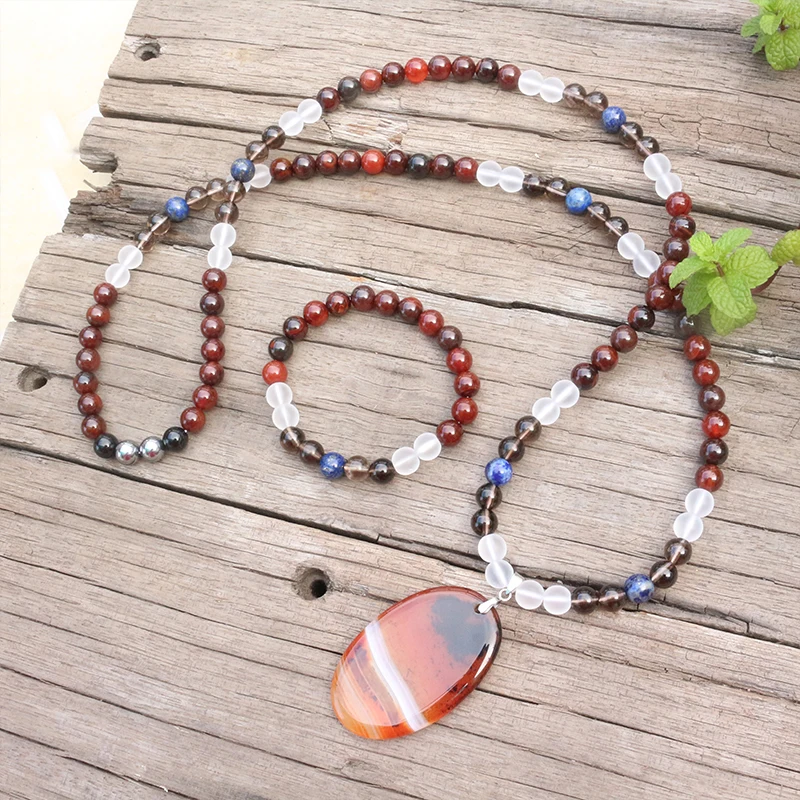 Бусины из натурального камня 8 мм дымчатый кварц лазурит мечта о красном ониксе