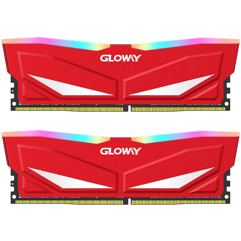 Новое поступление Gloway ram RGB DDR4 8GBX2 16 Гб 3200 МГц ram DIMM 288-pin настольный компьютер
