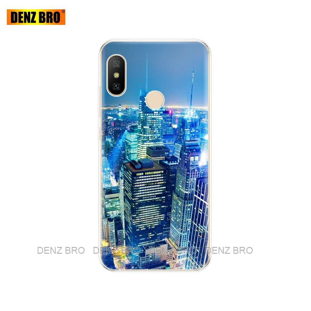 34786 Мягкий силиконовый чехол для телефона для Xiaomi mi A2 LITE, чехол с полной защитой, мягкий ТПУ чехол для телефона, чехол для Xio mi A2 LITE, бампер - Цвет: 34786