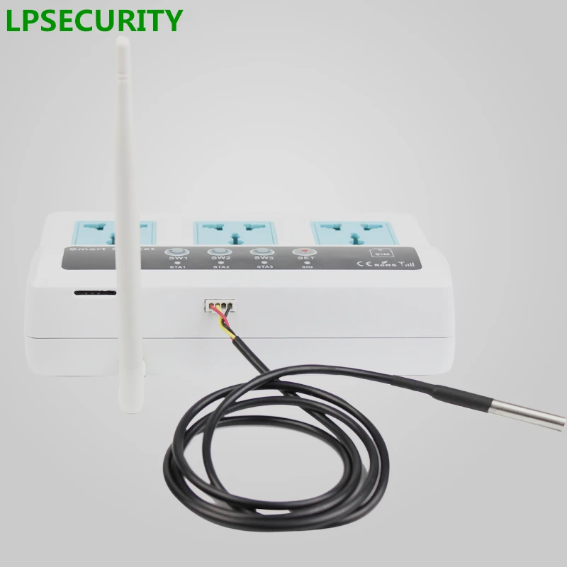 LPSECURITY пульт дистанционного управления беспроводной мобильный телефон GSM SIM умная