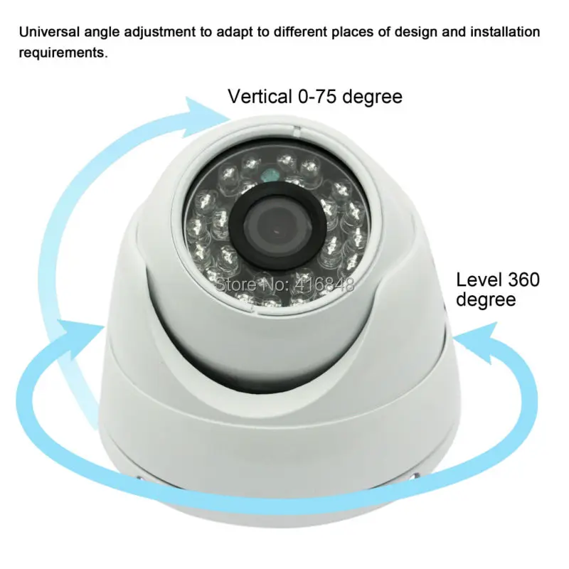 2MP Full HD 1080p камера безопасности CMOS IR ночного видения Водонепроницаемая наружная PoE