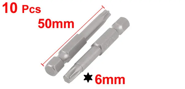 UXCELL Горячая продажа 10 шт T25 Torx драйвер питания шестигранный бит с быстрым