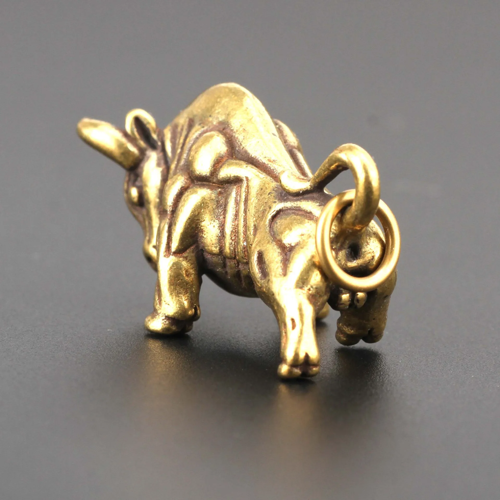 Бронзовый Lucky Bull брелок для ключей Bull рынок богатый мешок кулон для женщин мужчин брелок для ключей брелки для ключей ключи от машины брелок инновационный подарок