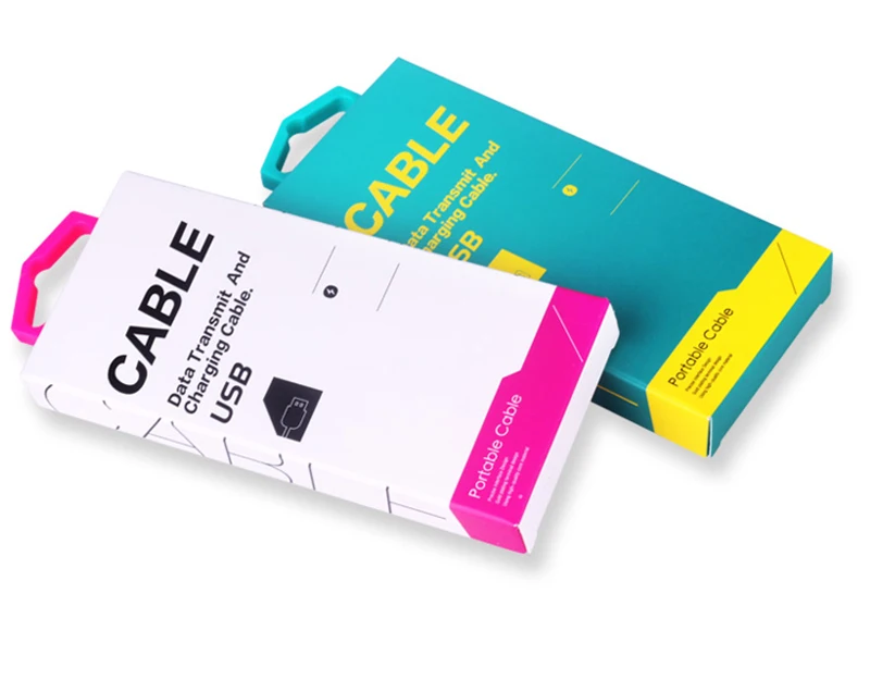 30 шт. эксклюзивная крафт упаковка на заказ для микро USB линии передачи данных