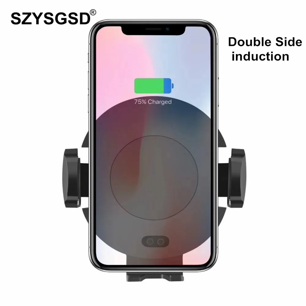 SZYSGSD Qi Беспроводное зарядное устройство автомобильная док-станция для iPhone XS Max X XR