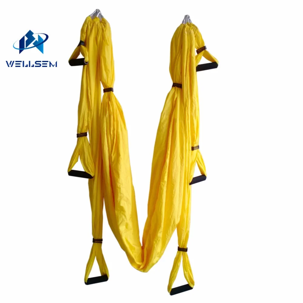 Гамак для аэройоги 1 комплект лента пилатеса Инверсионная качели йоги