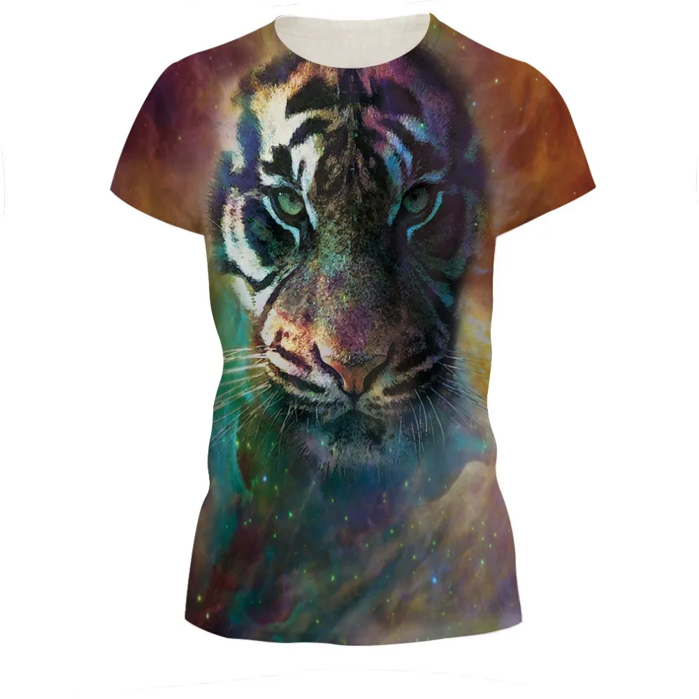 Женская футболка с круглым вырезом и коротким рукавом принтом для занятий