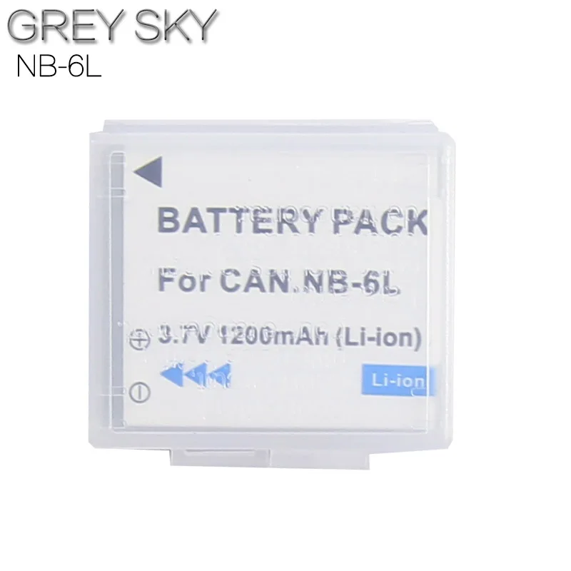 1 battery 2 шт. NB-6L NB-6LH Батарея+ ЖК-дисплей USB Зарядное устройство для Цифрового Фотоаппарата Canon IXUS 310 SX240 SX275 SX280 SX510 SX500 HS 95 200 105 210 300 S90 S95 - Цвет: 1 battery