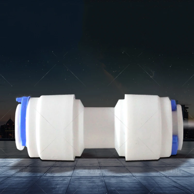 1/4&quot OD Tube Quick Pushfit Fitting Connection RO Water Connector Reverse Osmosis Aquarium System Plastic Pipe Fittings | Обустройство
