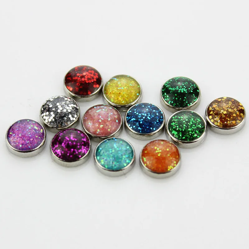 

Birthstone Floating Charms Round 12 Colors Charms Fit Living Locket 120pcs