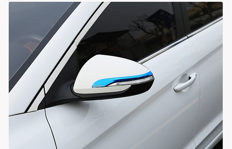 ABS Chrome Боковая дверь Зеркала заднего вида покрытия полосы отделкой автомобильные