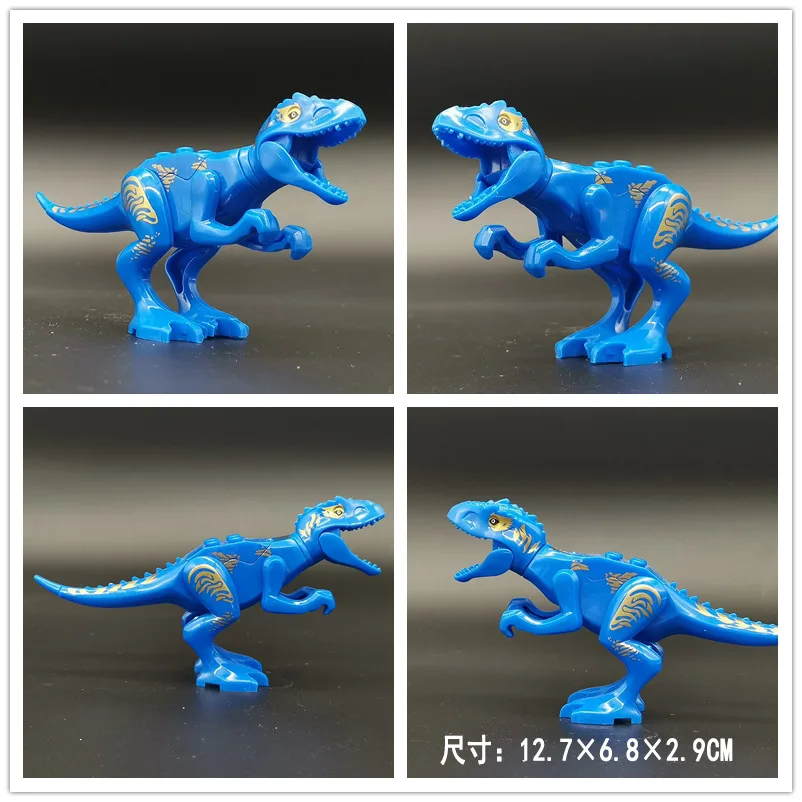 Assemble Building Blocks Dinosaur World Pterosaurs Tyrannosaurus Models Toys for Children Birthday Gift Compatible Animal Blocks