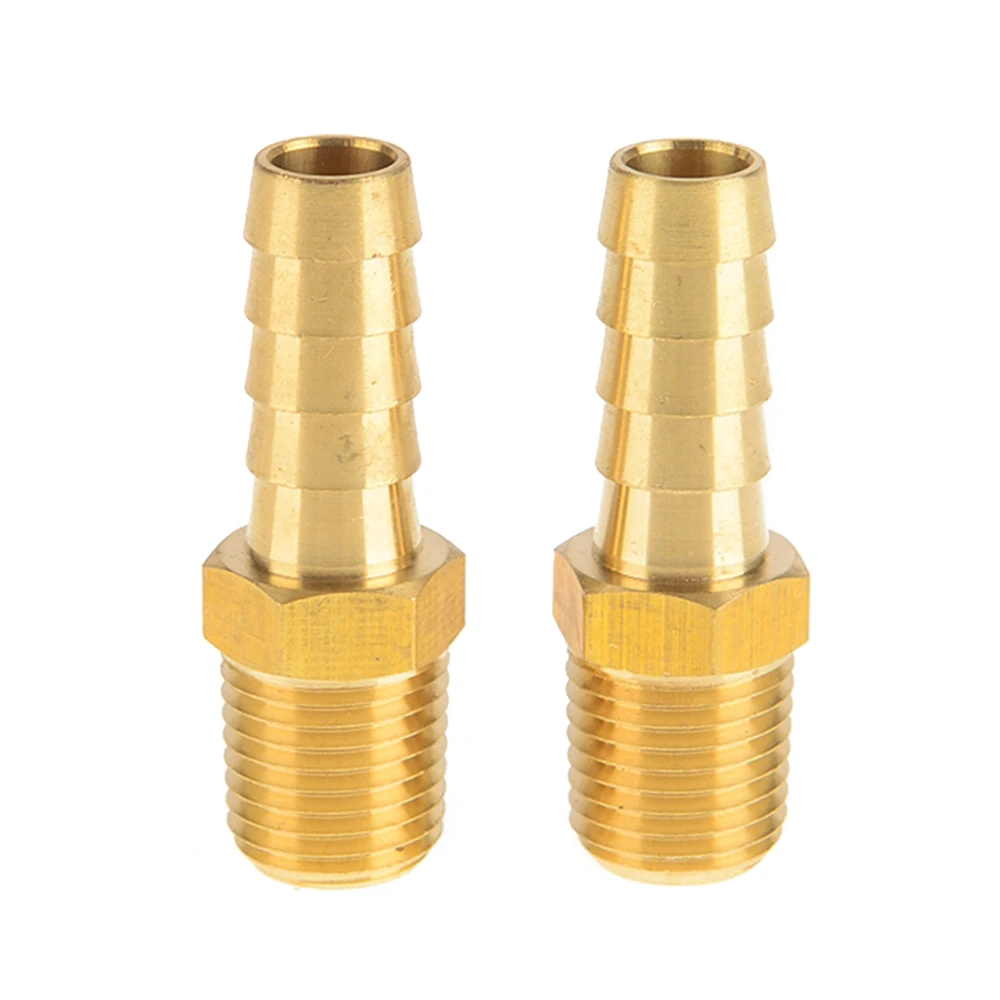 5/2 шт. 3/1" 1/4" 5/1" 3/8" 1/" 5/8" 1/" 1/4" 3/" 1/2" NPT латунных фитингов штуцер для шланга муфта адаптер(модель: 125