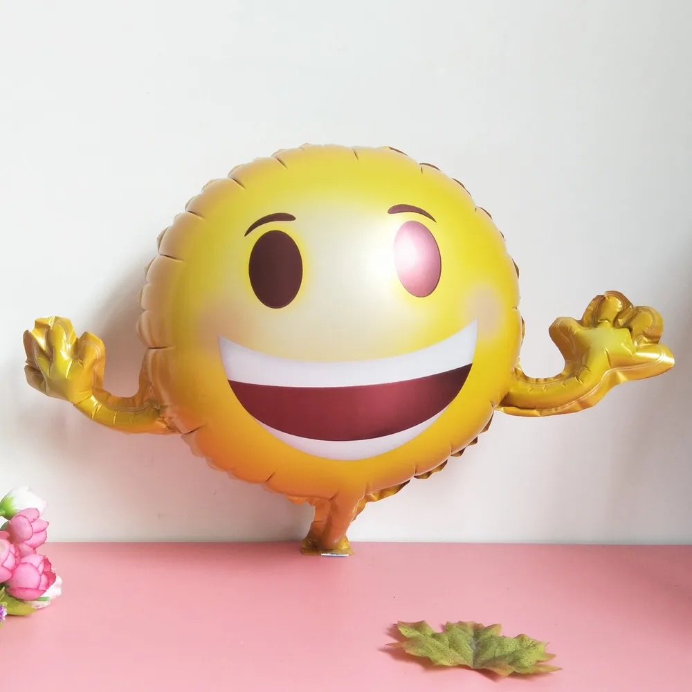 XXYYZZ улыбкой лицо шары гелий Фольга Дети с днем рождения globos Свадебные украшения