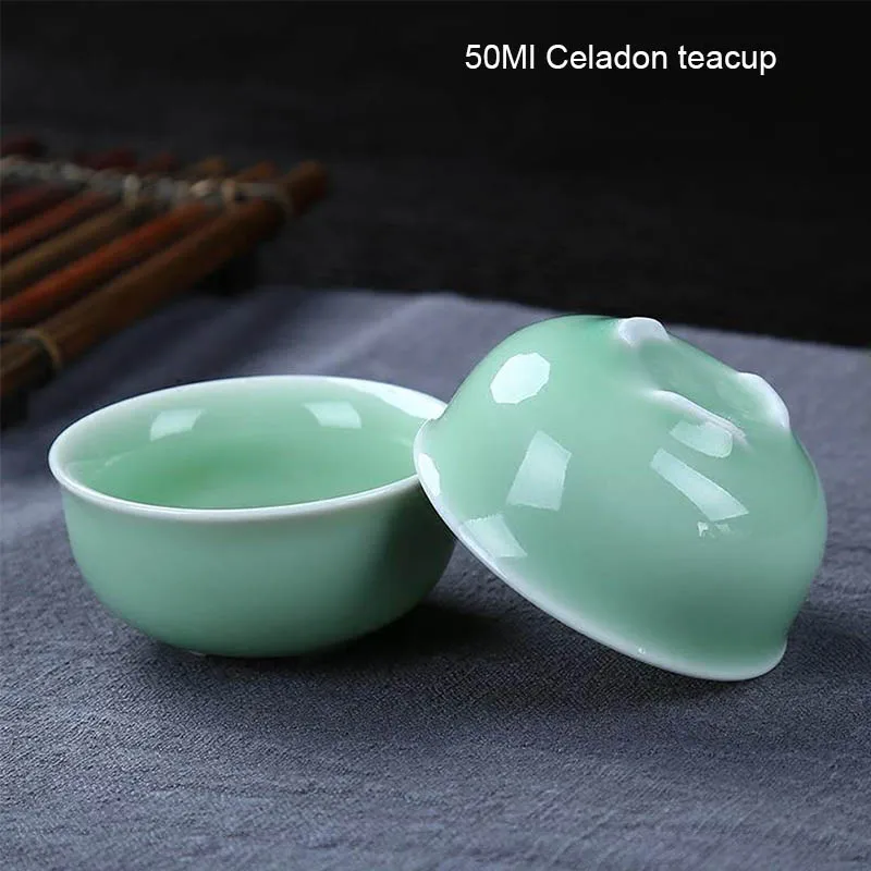 Классический китайский чайный сервиз BORREY фарфоровый Celadon чашки ручная роспись