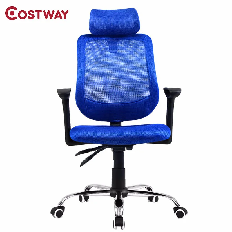 COSTWAY эргономичная сетка компьютерное кресло Регулируемый офисный стул