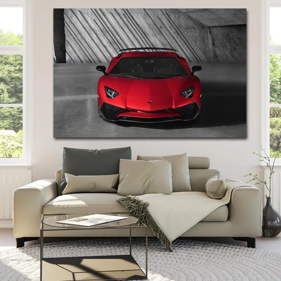 Постеры и принты автомобиля винтатор LP750 суперкар картина на автомобиль