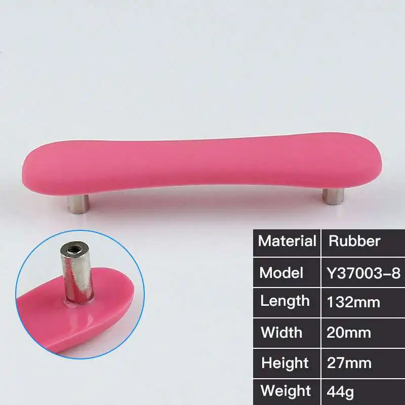 Y37003-8 Противоударный резиновый Шкаф Тянет детей мультфильм шкаф Луна Звезда облако дверная ручка дети для мебели ручка для ящика DIY - Цвет: Y37003-8