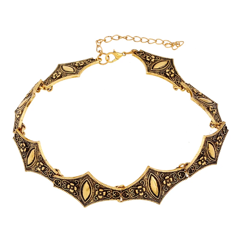 Катрина Ретро Фамилия Чистый Сплав Золота Воротник-Золотой Глаз золото и Серебро