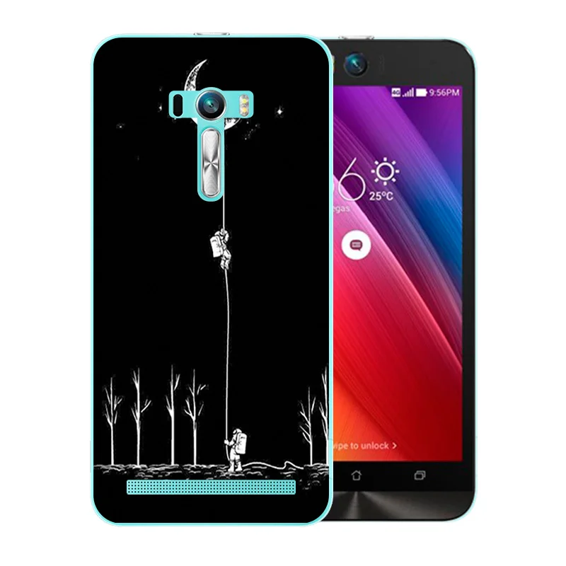 5 дюймов для Asus Zenfone Selfie ZD551KL чехол телефона с рисунком космическая Луна