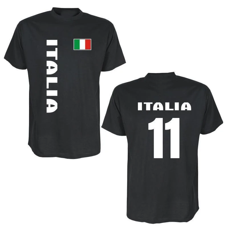 

2018 Fashion Brand Print Tee Shirt Popular Style T Shirt Italien Short-Sleeved Cotton T-Shirt